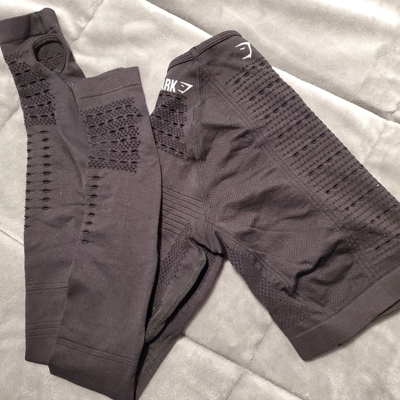 Gymshark Flawless Knit Crop top - black XS - Picture 2 of 2